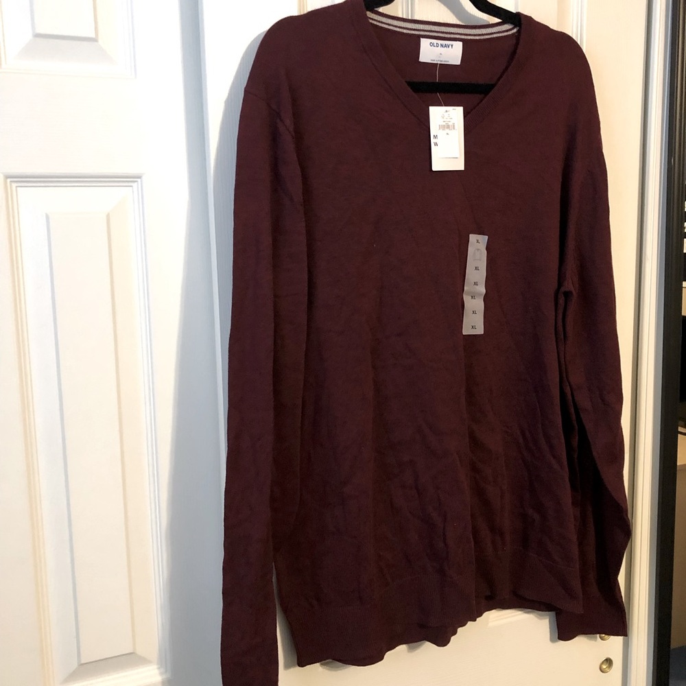 Men’s NWT Old Navy V-Neck Sweater XL